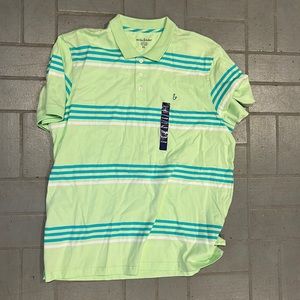 Mens polo-lime green brand new